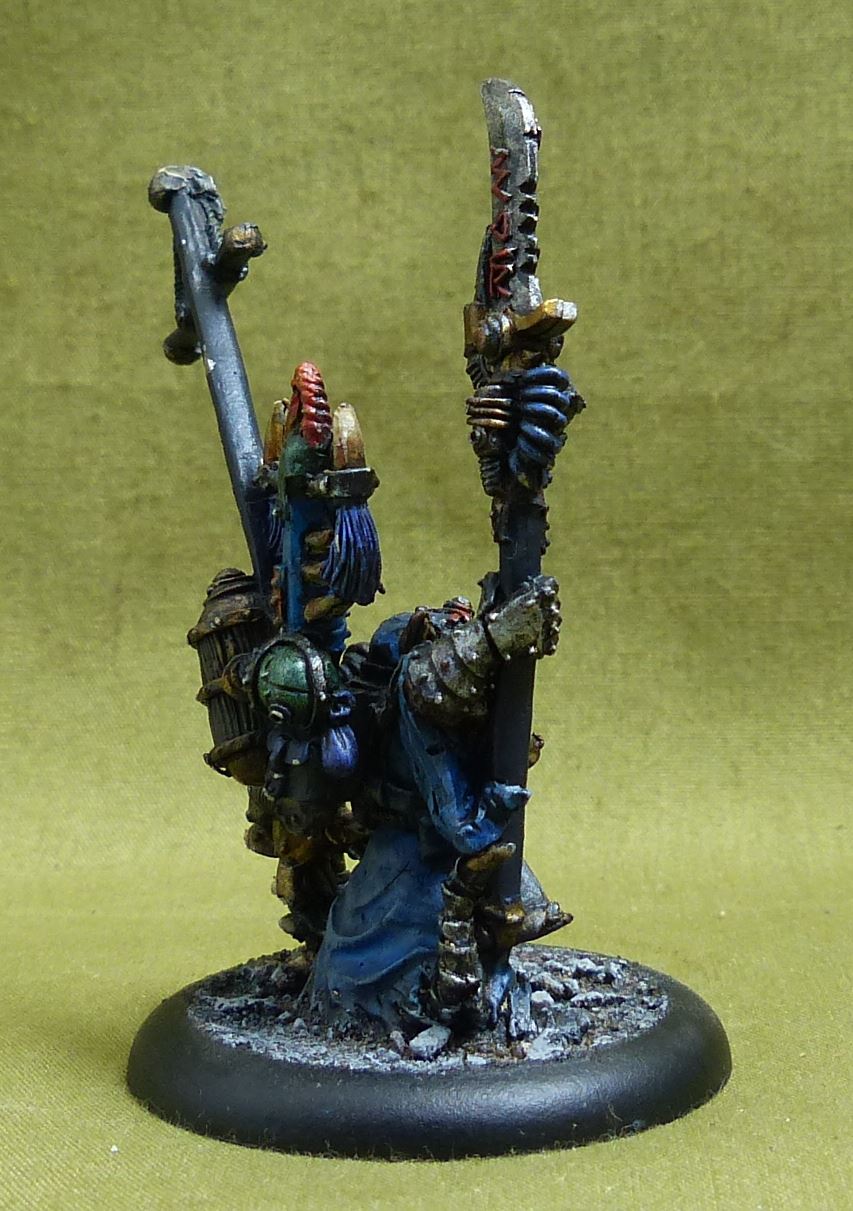 Classic Metal Ikit Claw Chief Warlock First Print painted OOP - Skaven - Warhammer AoS #53J