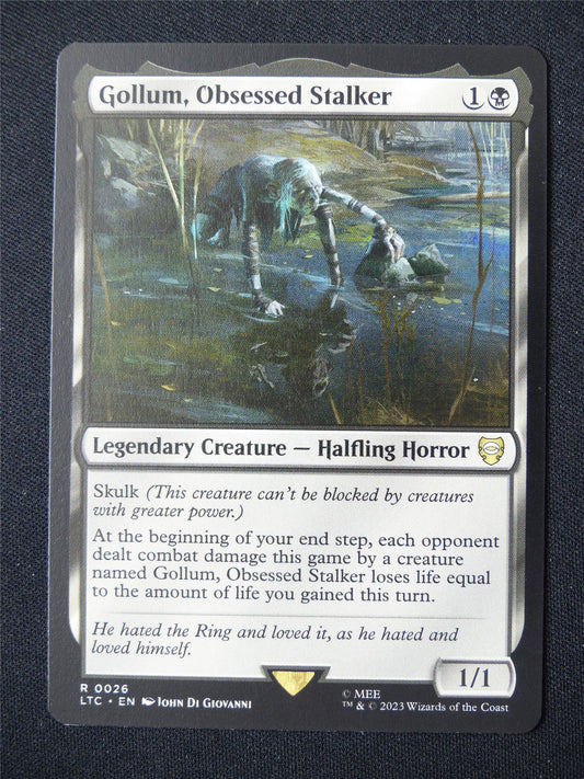Gollum Obsessed Stalker - LTC - Mtg Card #4QX