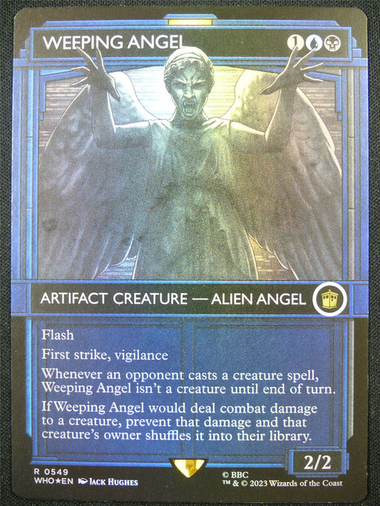 Weeping Angel Foil Showcase - WHO - Mtg Card #6Y