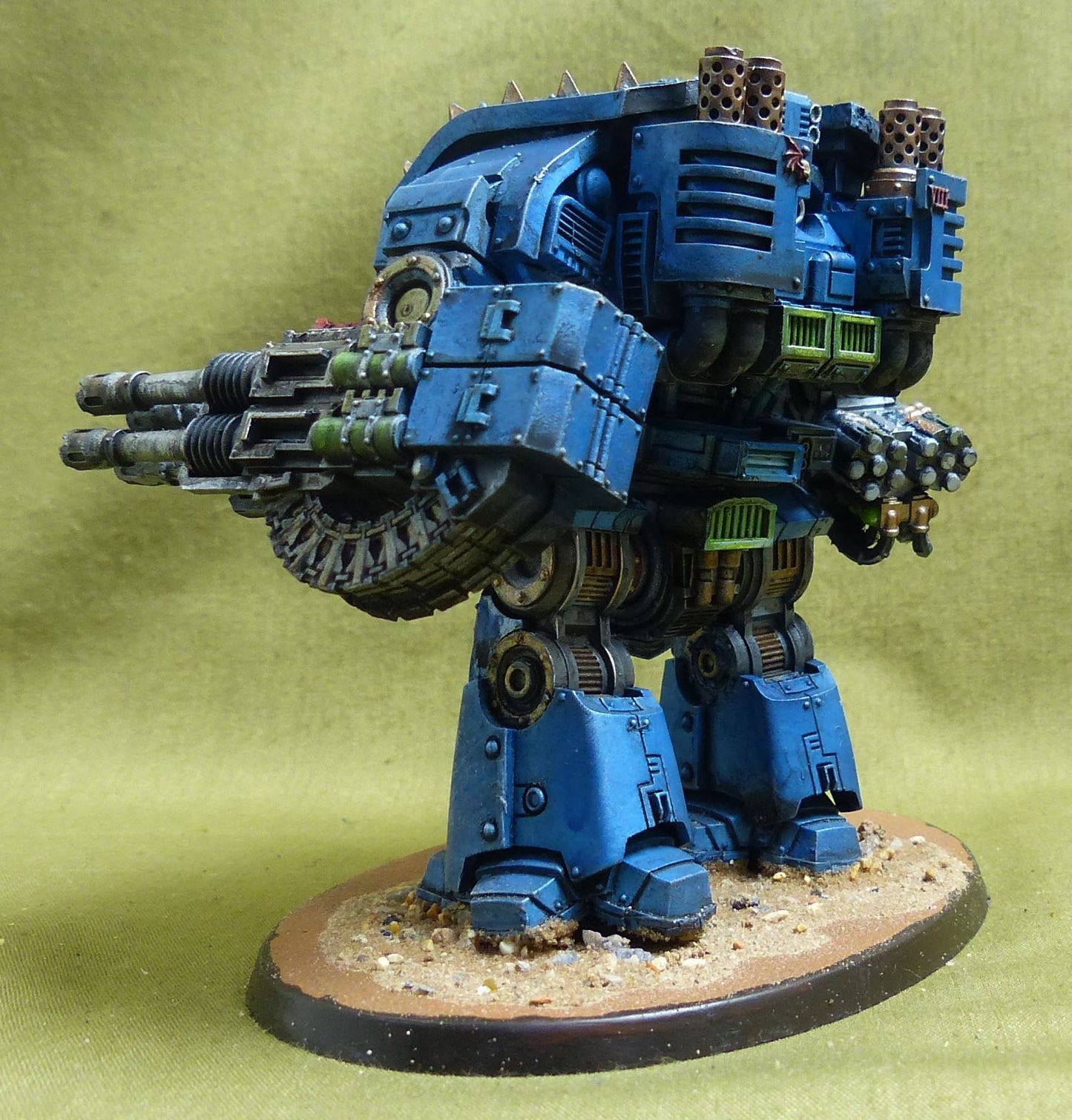Leviathan Siege Dreadnought painted - Nightlords - Warhammer Horus Heresy #5BD