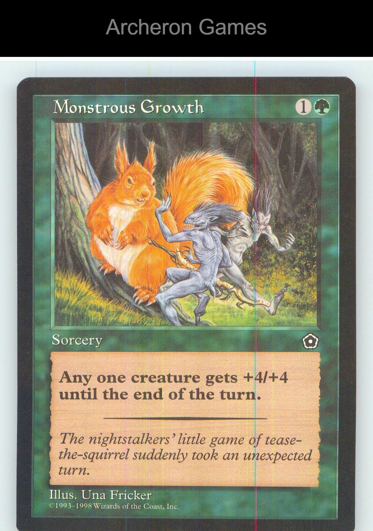 Monstrous Growth P02 C MTG Card NM/EX+