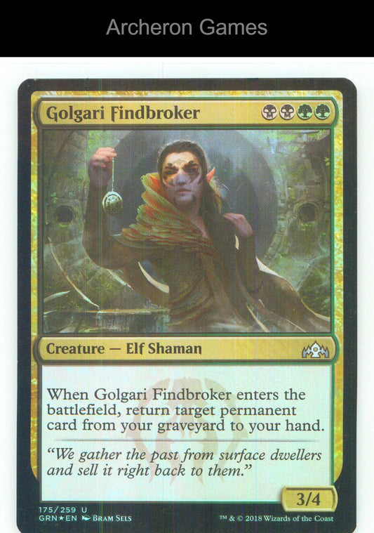 Golgari Findbroker GRN 175 UC MTG Card NM/EX+ Foil