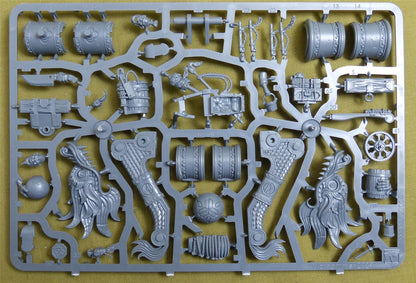 Grand Cannon & Fire Rain Rocket Battery incomplete sprue - Grand Cathay - Warhammer Old World #2EY