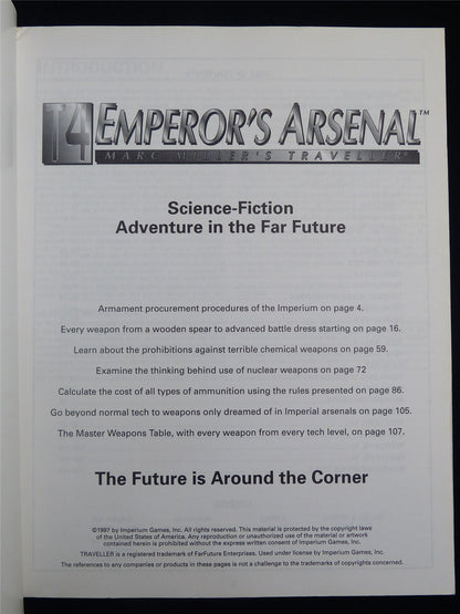 Traveller: Emperor's Arsenal - Roleplaying Softback #2RN