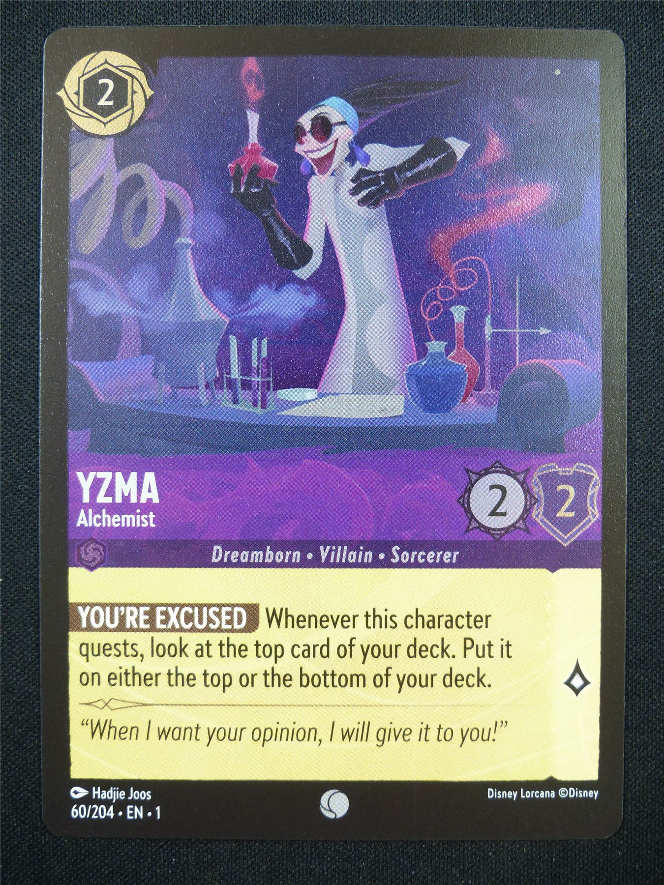 Yzma 60/204 Foil - Lorcana Card #ME