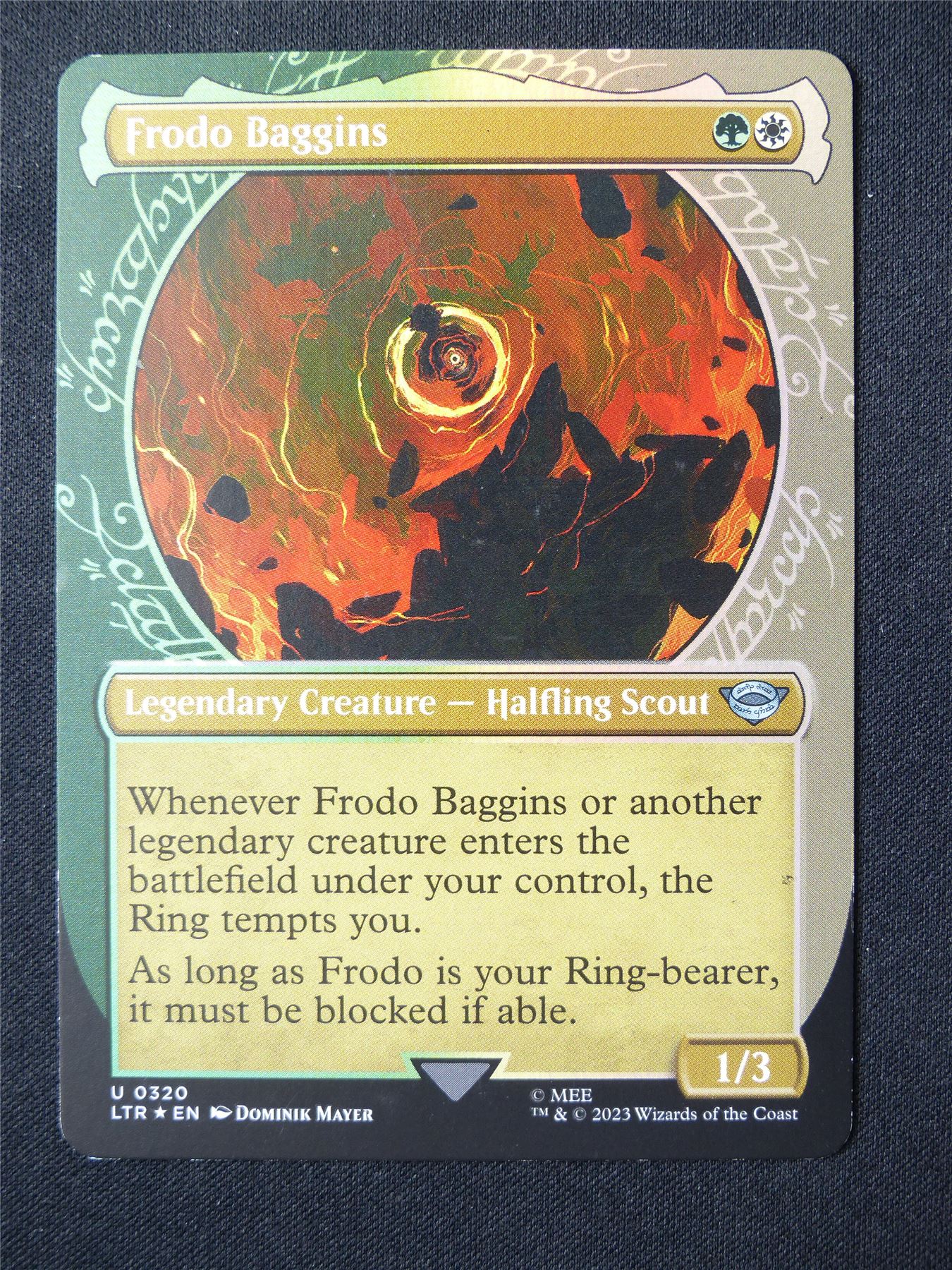 Frodo Baggins Showcase Foil - LTR - Mtg Card #5B5