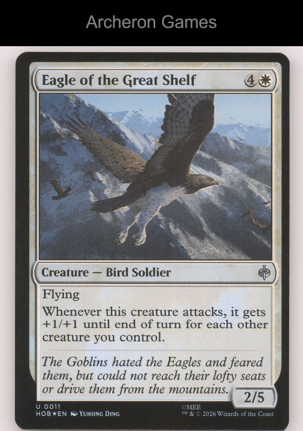 Eagle of the Great Shelf HOB 11 UC MTG Card The Hobbit