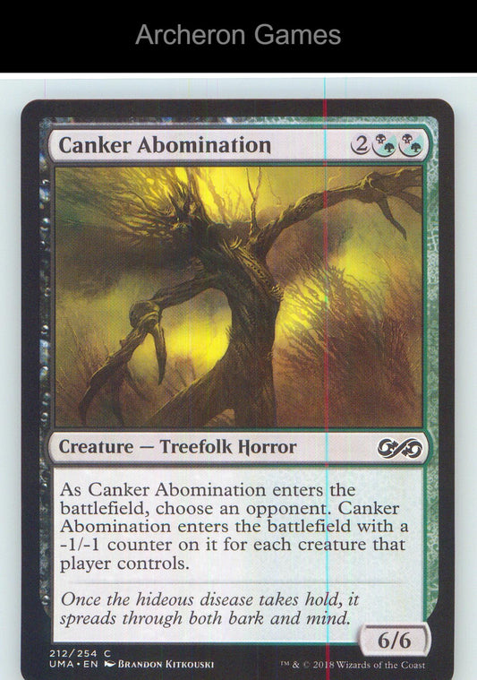 Canker Abomination UMA 212 C MTG Card NM/EX+