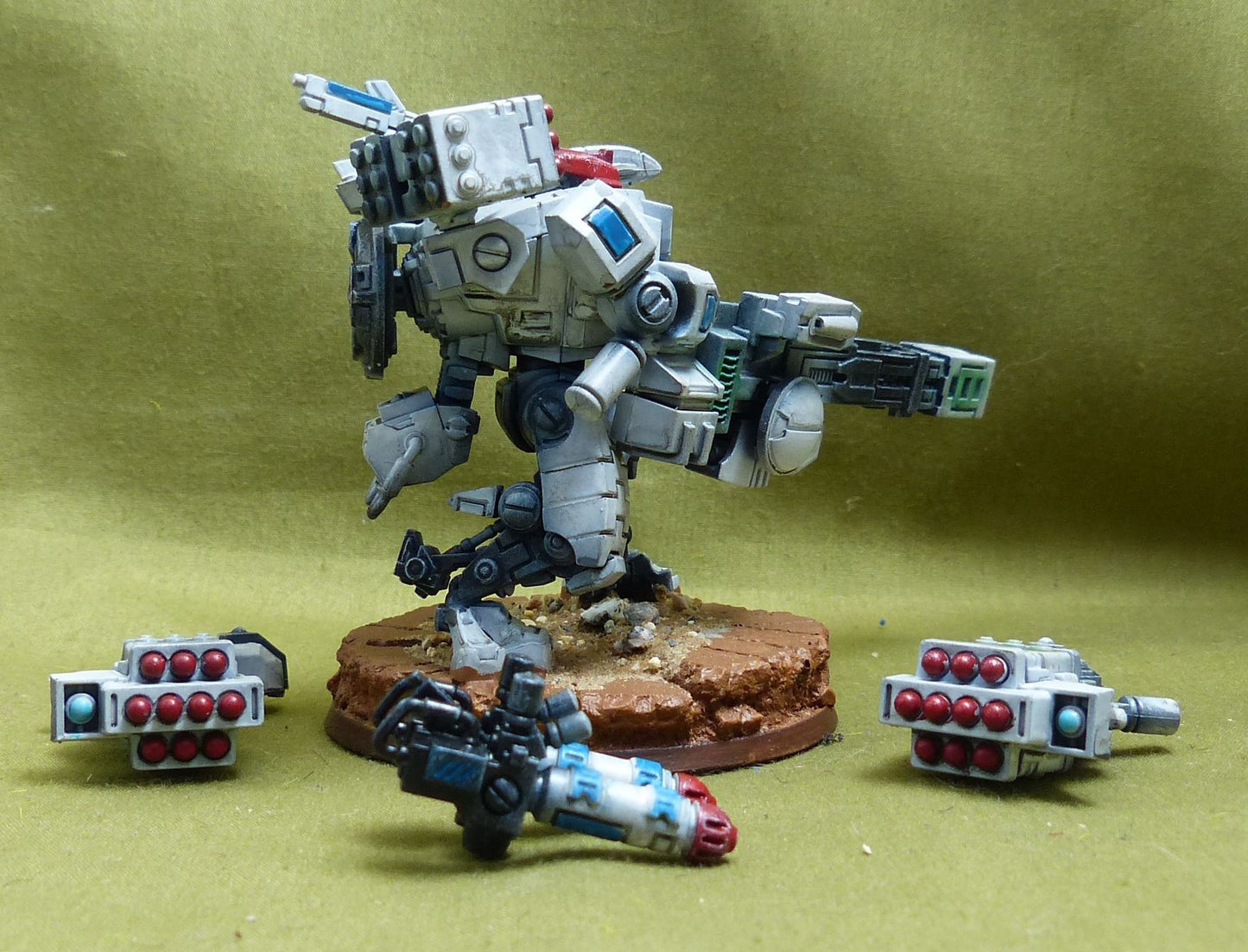 XV88 Broadside Battlesuit painted - Tau Empire - Warhammer 40K #2Y3