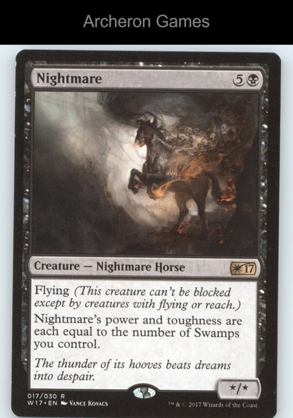 Nightmare 17 R MTG Card Welcome Deck 2017
