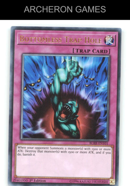 Bottomless Trap Hole Ultra Rare YUGIOH Card