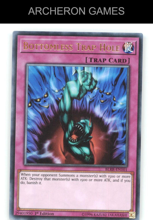 Bottomless Trap Hole Ultra Rare YUGIOH Card