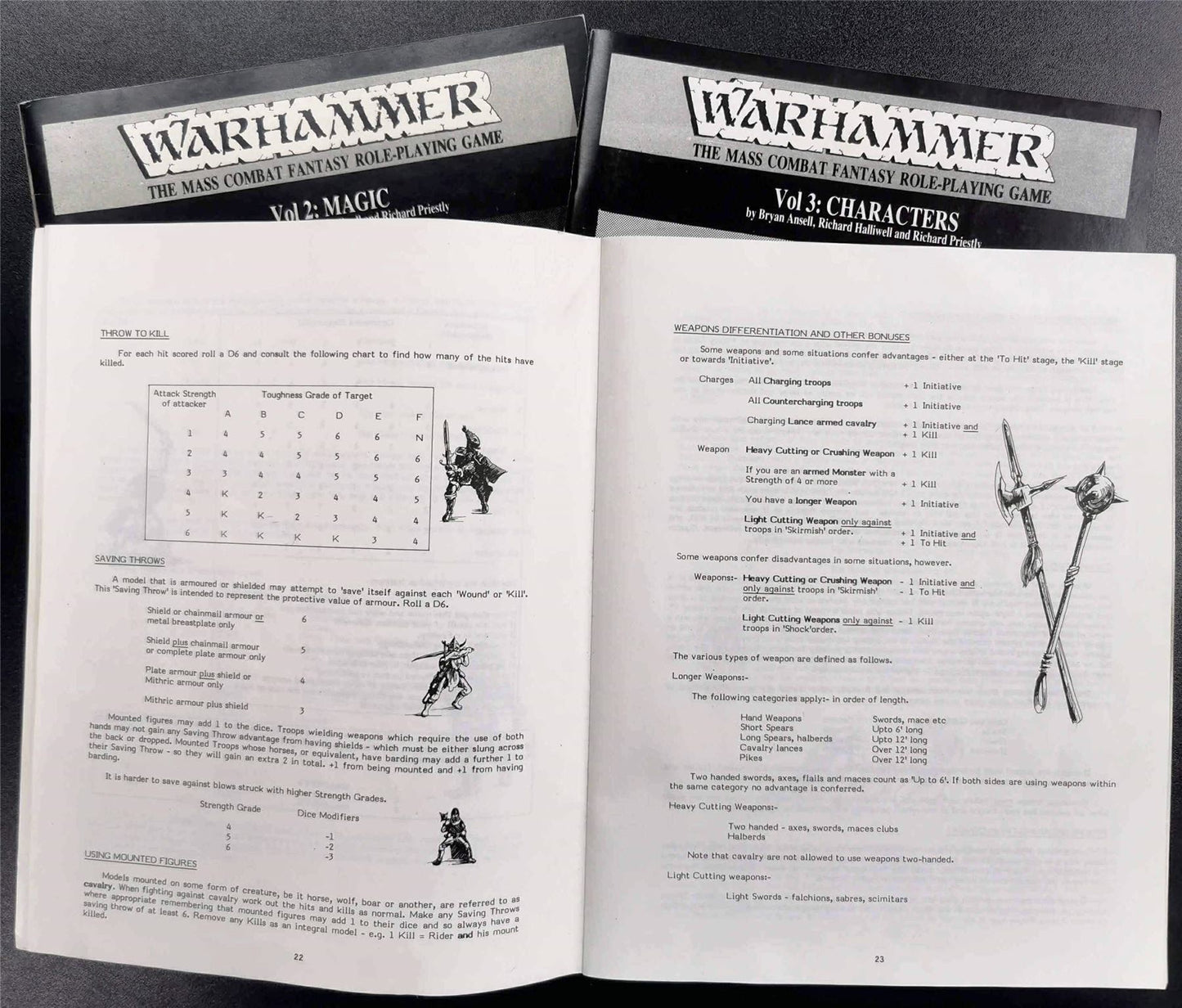 Warhammer: The Mass Combat Fantasy Role Playing Game - Vintage Box set