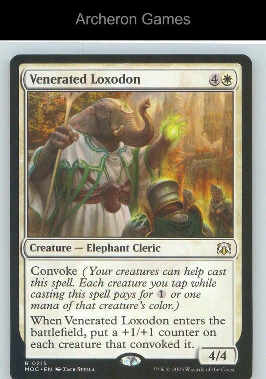 Venerated Loxodon MOC 215 R MTG Card NM/EX+