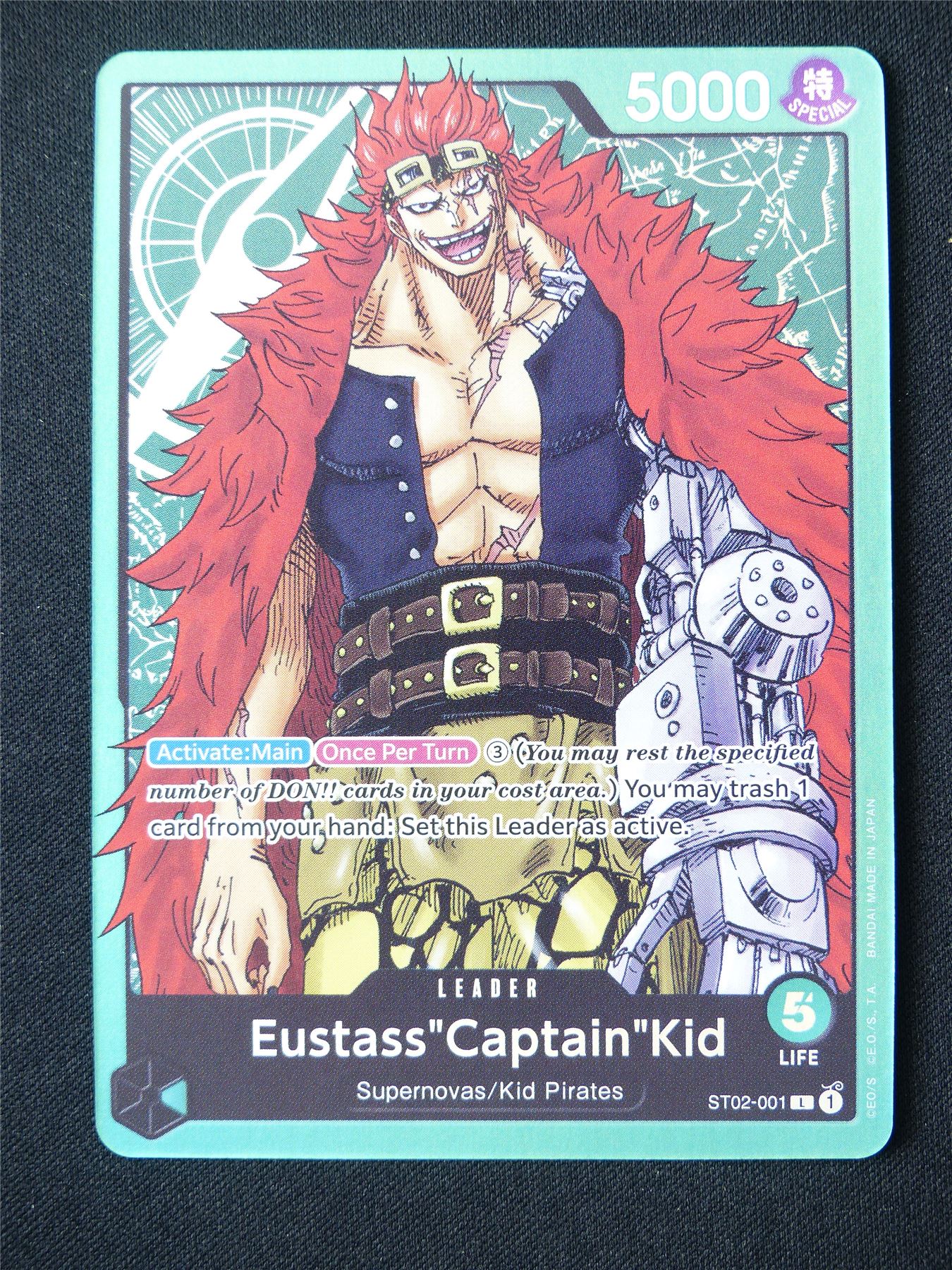 Eustass Captain Kid ST02-001 Foil - One Piece Card #2TW