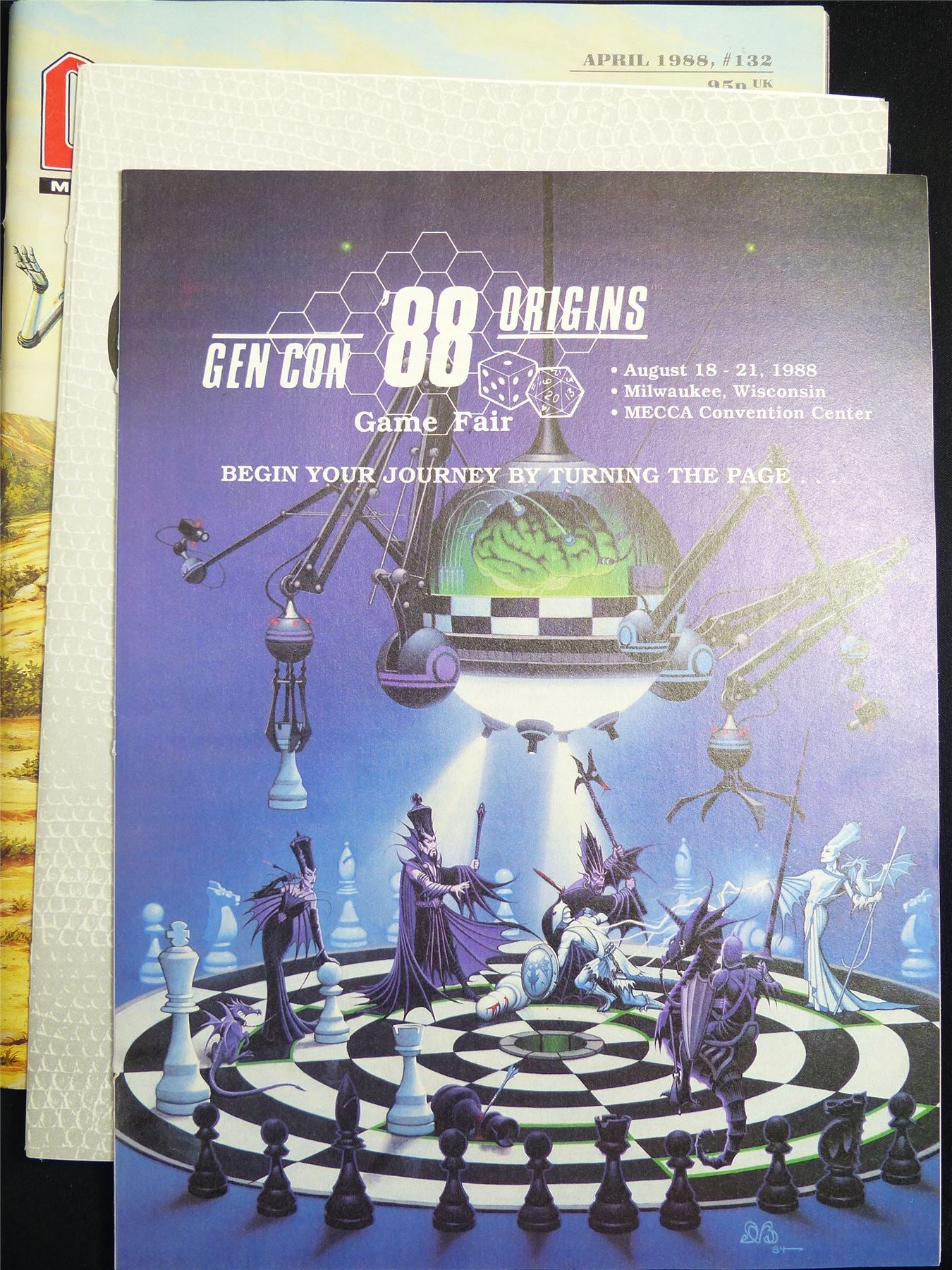 Dragon Magazine #132 April 1988 plus Orcwars #1XD