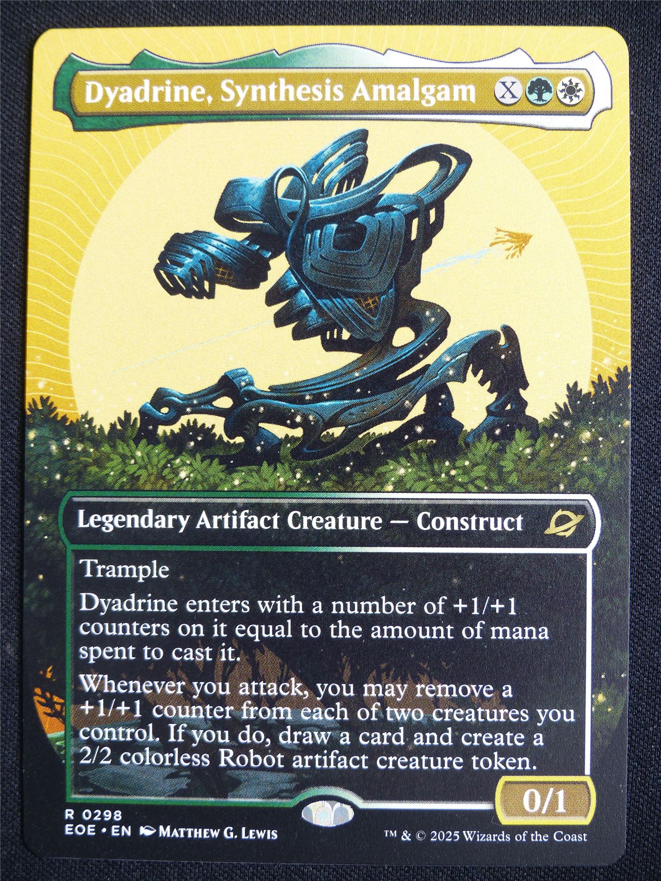 Dyadrine Synthesis Amalgam Borderless - EOE - Mtg Card #3JL