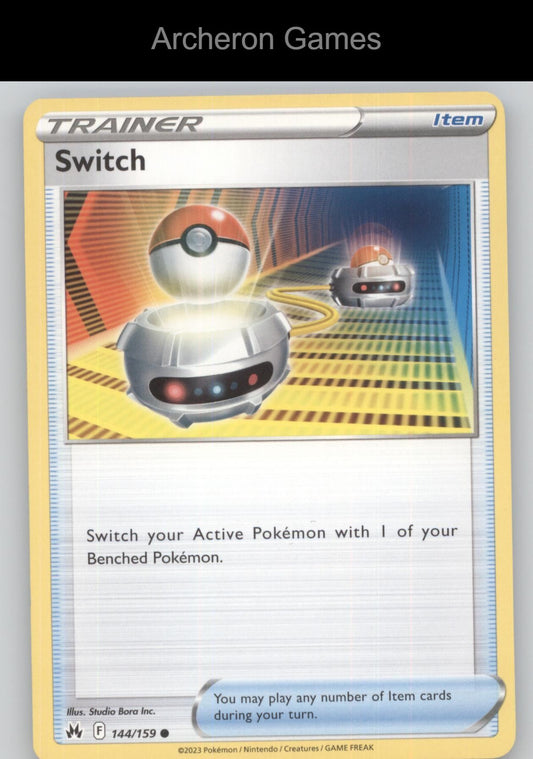 Pokemon Card Switch CRZ 144/159 C Crown Zenith