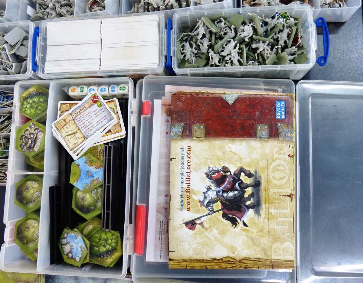 Battlelore 1st edition Game - Includes Call to Arms & Epic Expansions - Boardgame #36D