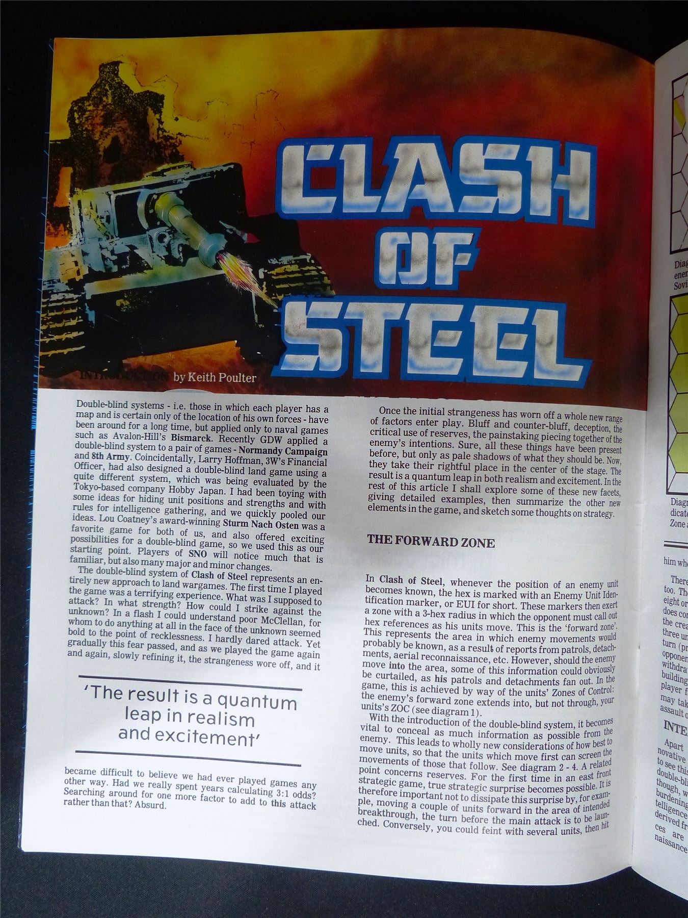 The Wargamer Number 31: Clash of Steel - West End Game booklet #2VC