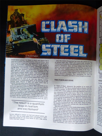 The Wargamer Number 31: Clash of Steel - West End Game booklet #2VC