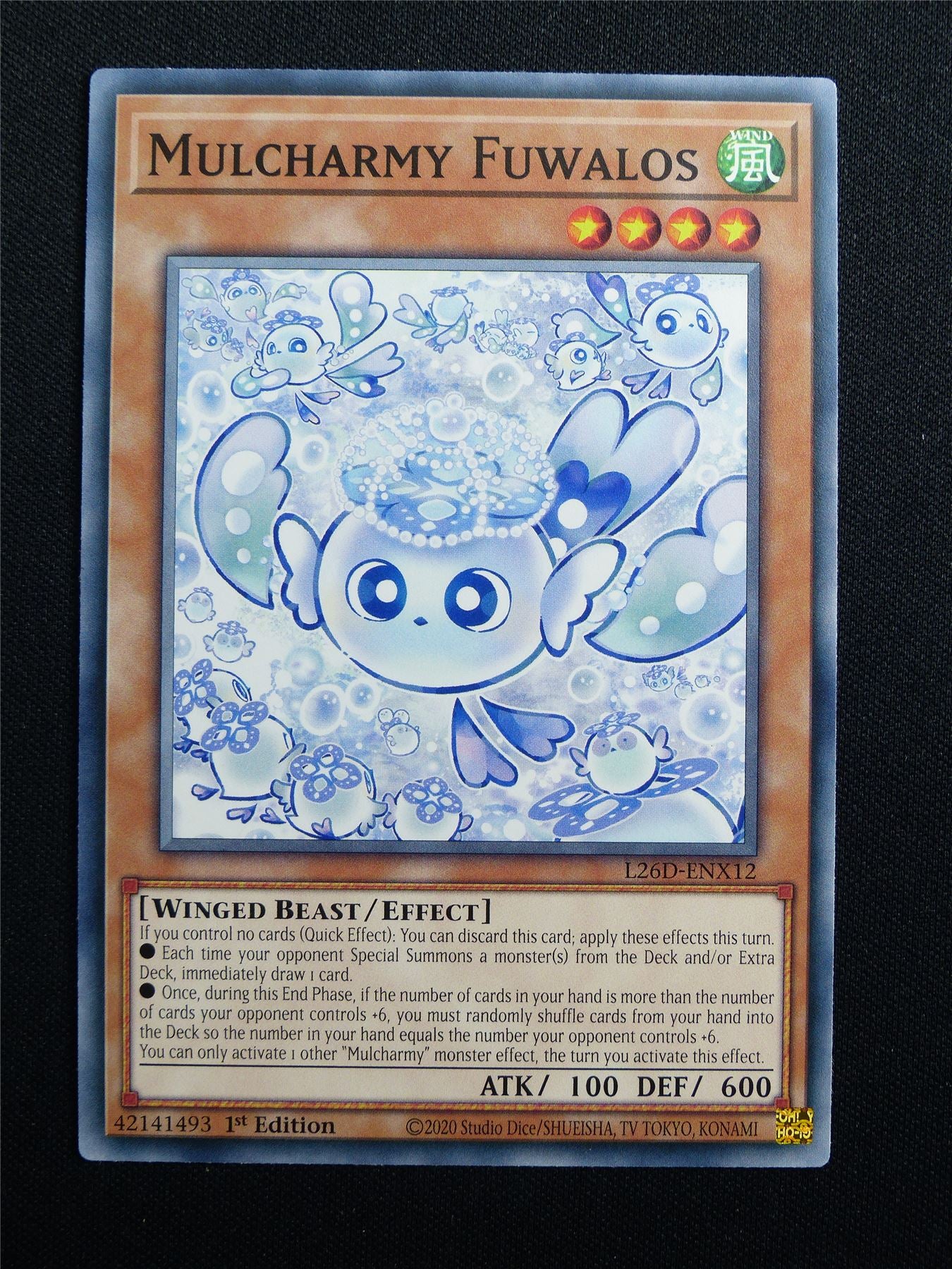 Mulcharmy Fuwalos L26D - 1st ed Yugioh Card #3I8