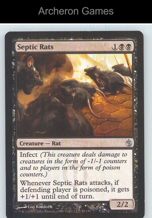 Septic Rats MBS 55 UC MTG Card NM/EX+