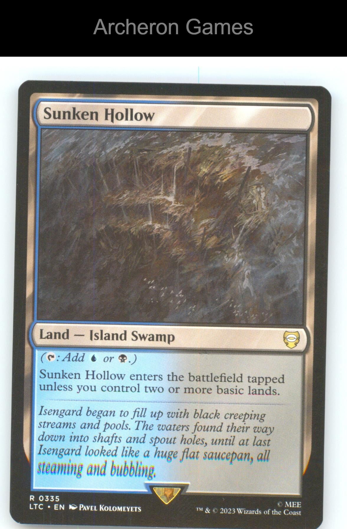 Sunken Hollow LTC 335 R MTG Card NM/EX+