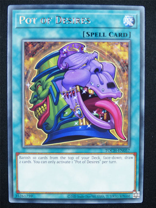 Pot of Desires TOCH Rare - Yugioh Card #3N