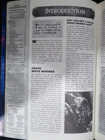 Chaos Space Marines 3rd Edition Codex 1999 Softback - Warhammer 40K #1PB