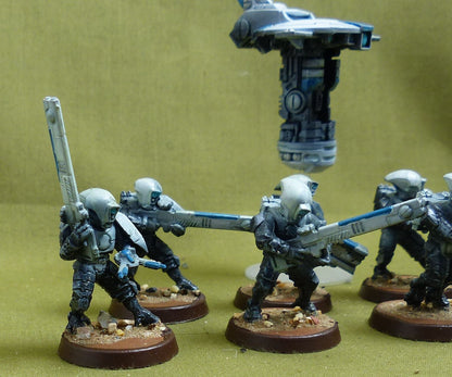 Fire Warriors Strike Team upgrades painted - Tau Empire - Warhammer 40K #2YZ