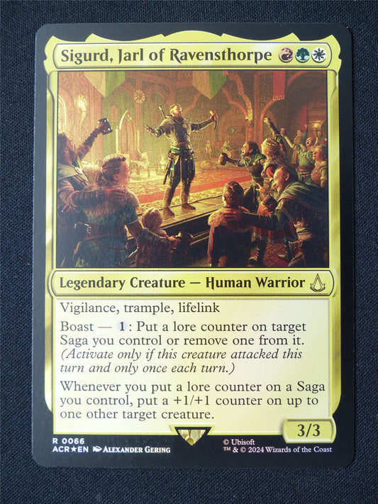 Sigurd Jarl of Ravensthorpe Foil - ACR - Mtg Card #31R