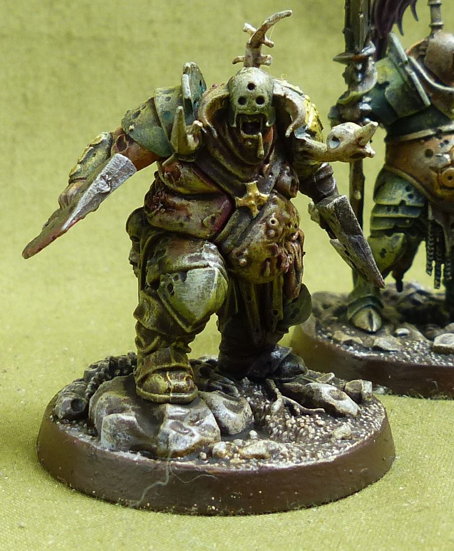 Wurmspat Nurgle Gang painted - Warhammer Underworlds #FA