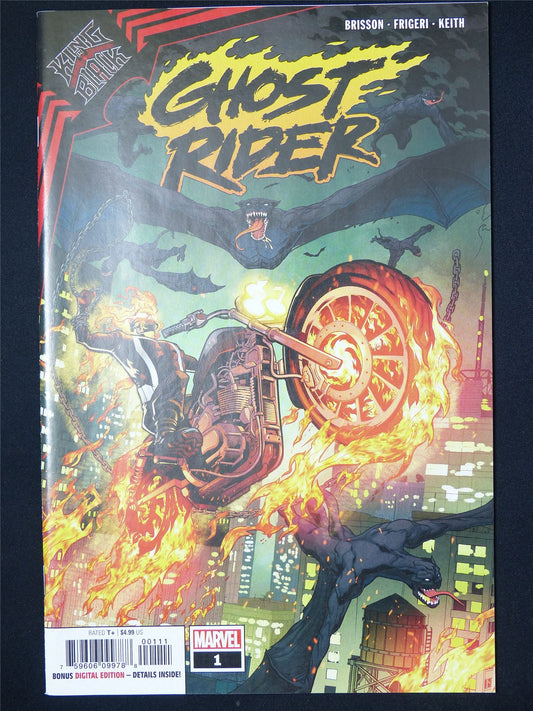 GHOST Rider #1 King in Black - B&B Marvel Comic #8HW
