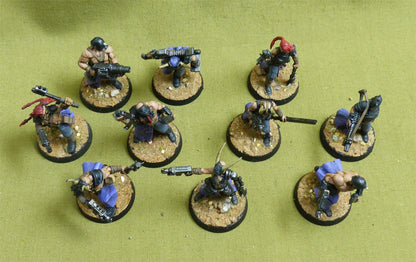 Chaos Cultists painted - Chaos Space Marines - Warhammer 40K #17J