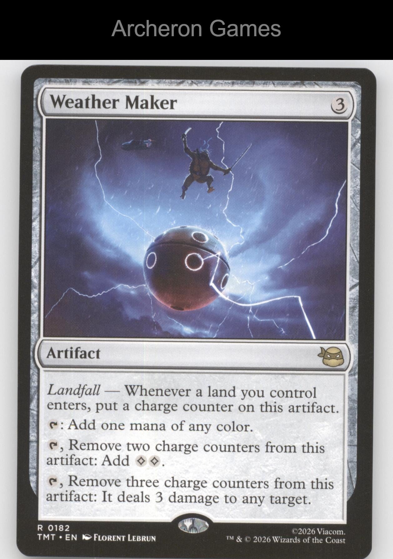 Weather Maker TMT 0182 R MTG Card Teenage Mutant Ninja Turtles
