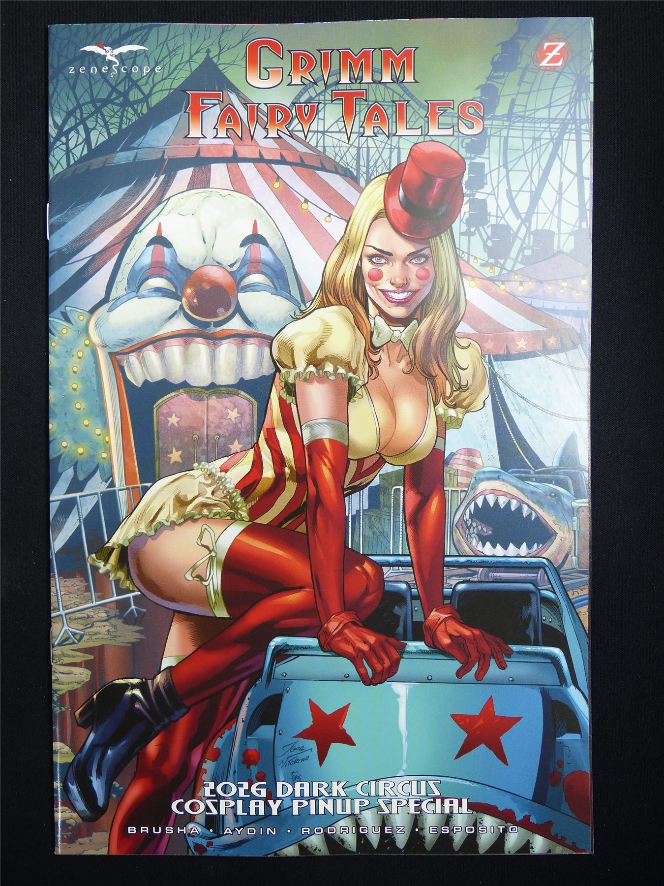 GRIMM Fairy Tales 2026 Dark Circus Cosplay Pinup Special One-Shot Cvr A - Jun 2026 Zenescope Comic #1EI