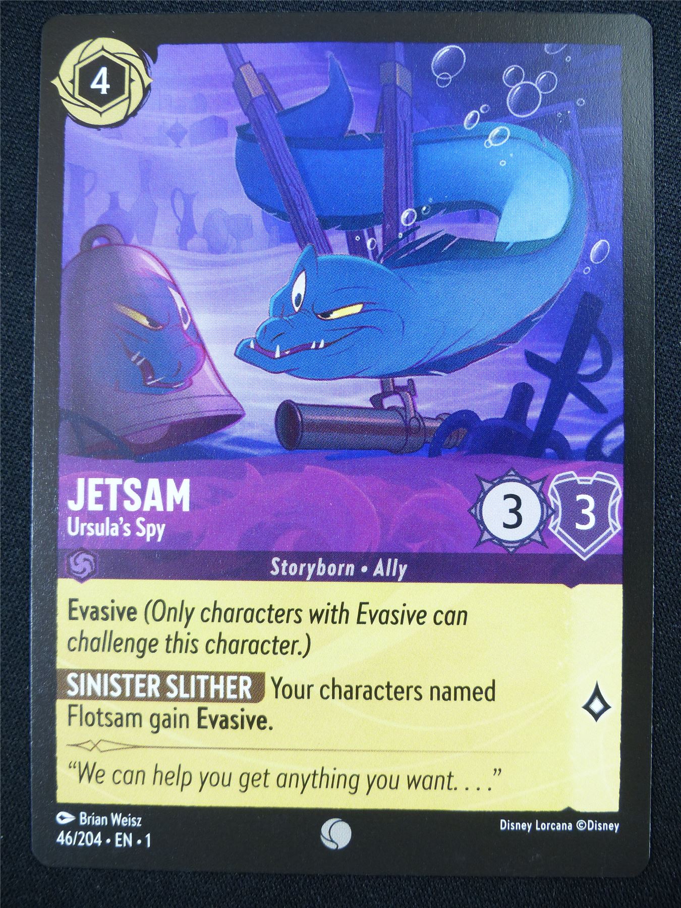 Jetsam Ursula's Spy 46/204 - Lorcana Card #4RL