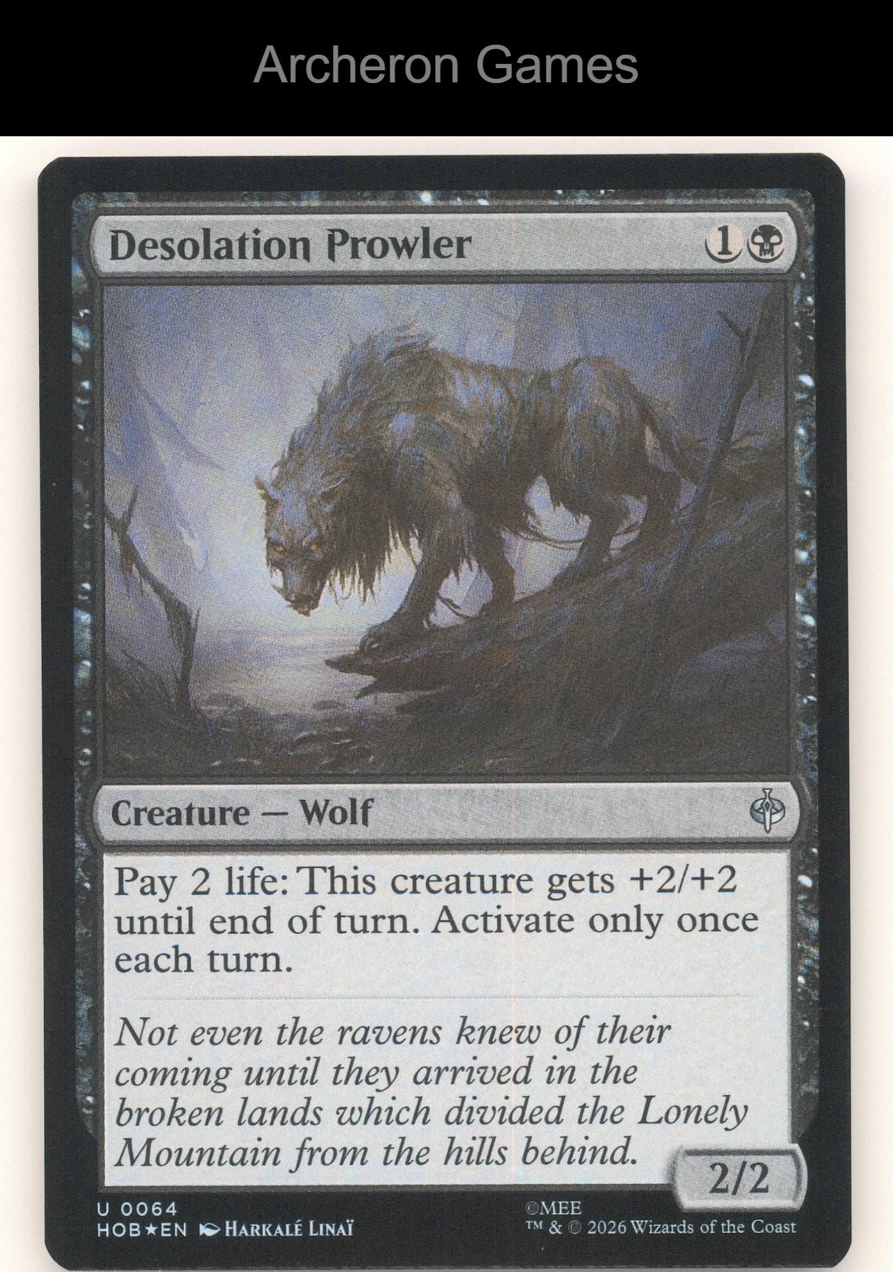 Desolation Prowler HOB 64 UC MTG Card The Hobbit