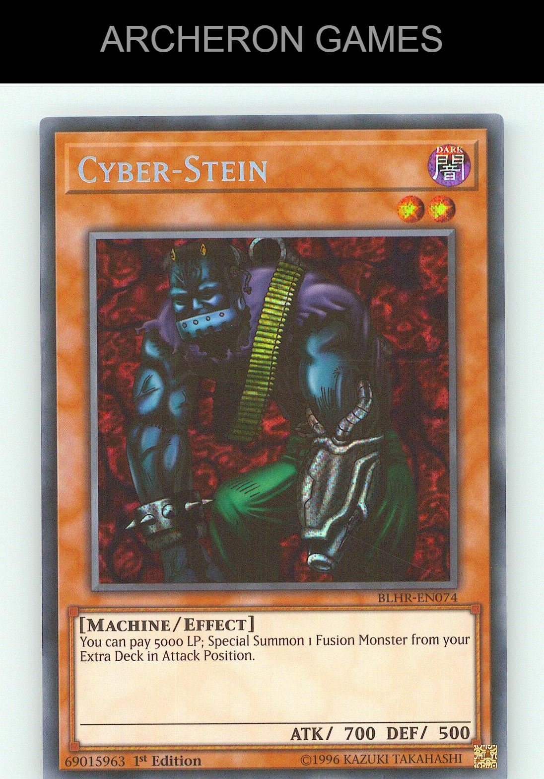Cyber-Stein SEC YUGIOH Card
