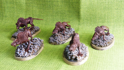 OOP Forge World - Rat Wolves - 5 Models - Warhammer AoS 40k #DY