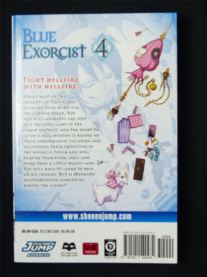 Blue Exorcist volume 4 - Viz Media Manga #6D4