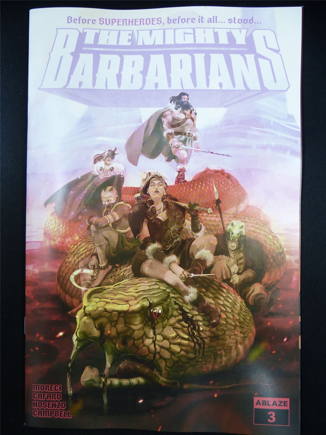 The MIGHTY Barbarians #3 Cvr C - Jun 2023 Ablaze Comics #1RK