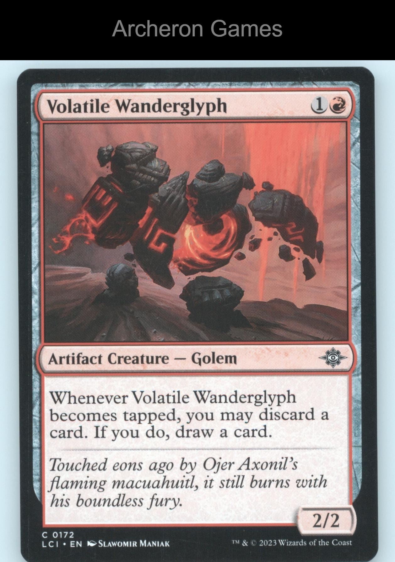 Volatile Wanderglyph 172 C MTG Card The Lost Caverns of Ixalan