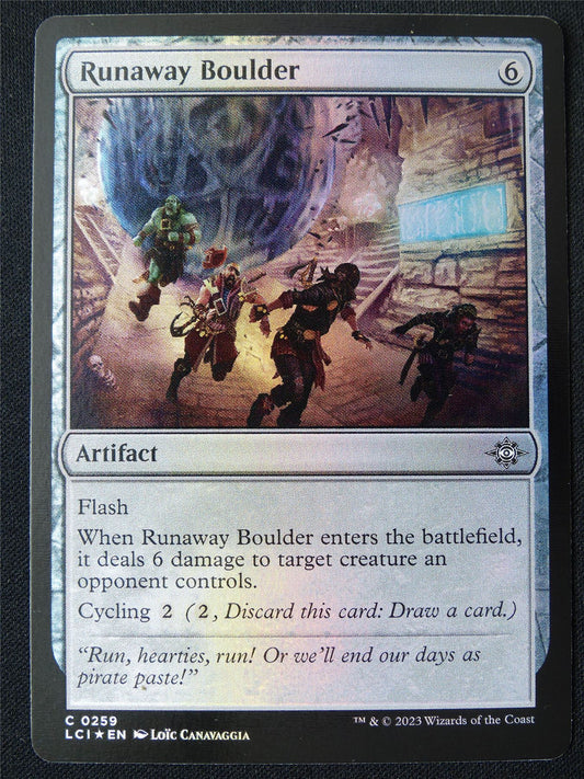 Runaway Boulder Foil - LCI - Mtg Card #249