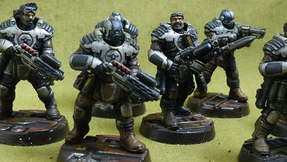 Palanite Enforcer Patrol painted - Warhammer Necromunda #5CF