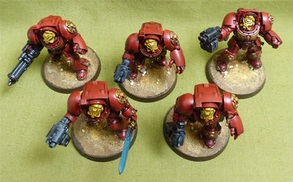 Terminator Squad painted - Blood Angels - Warhammer 40K #3YT