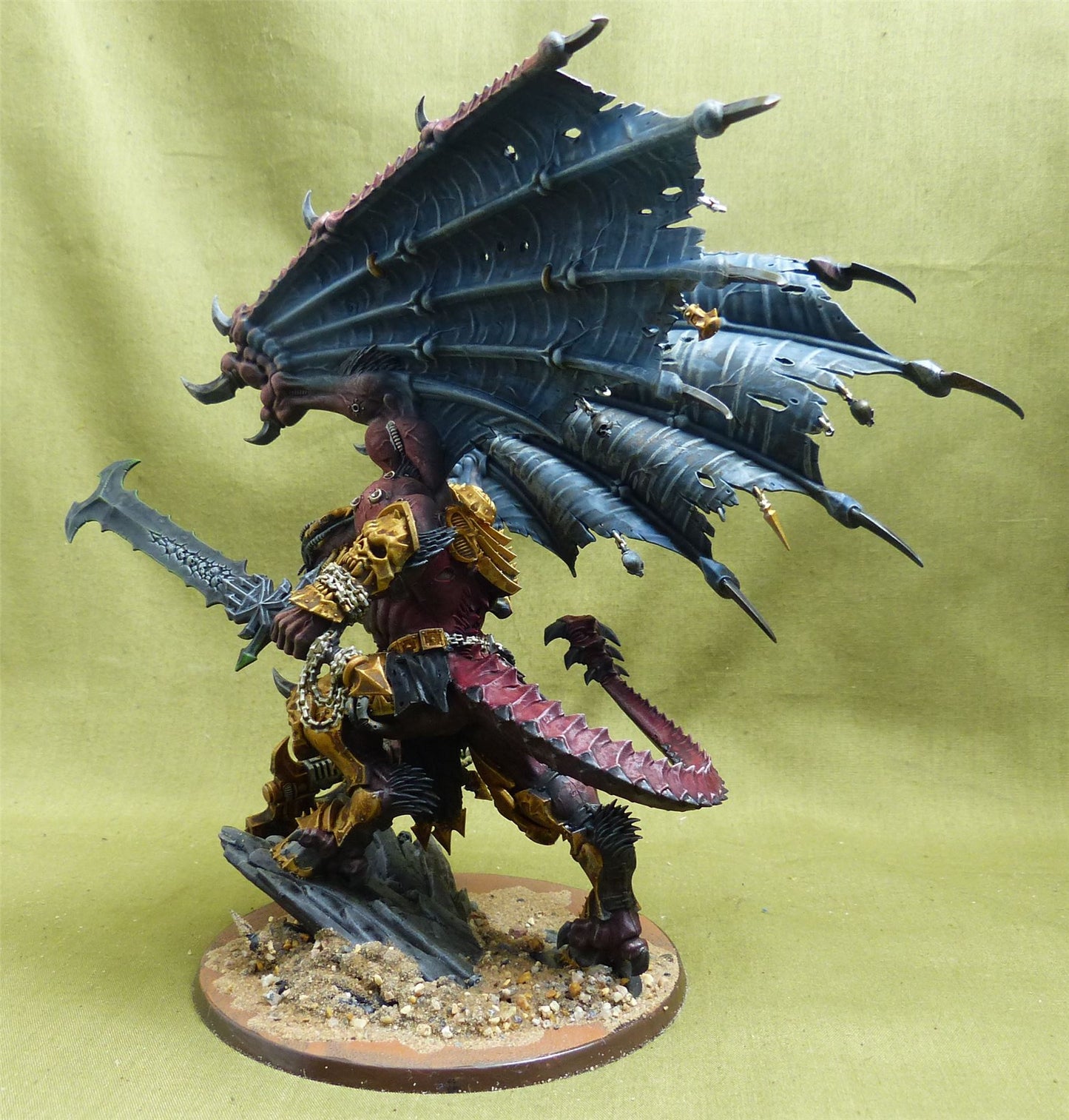 Angron Daemon Primarch of Khorne painted - World Eaters - Warhammer 40K #62N