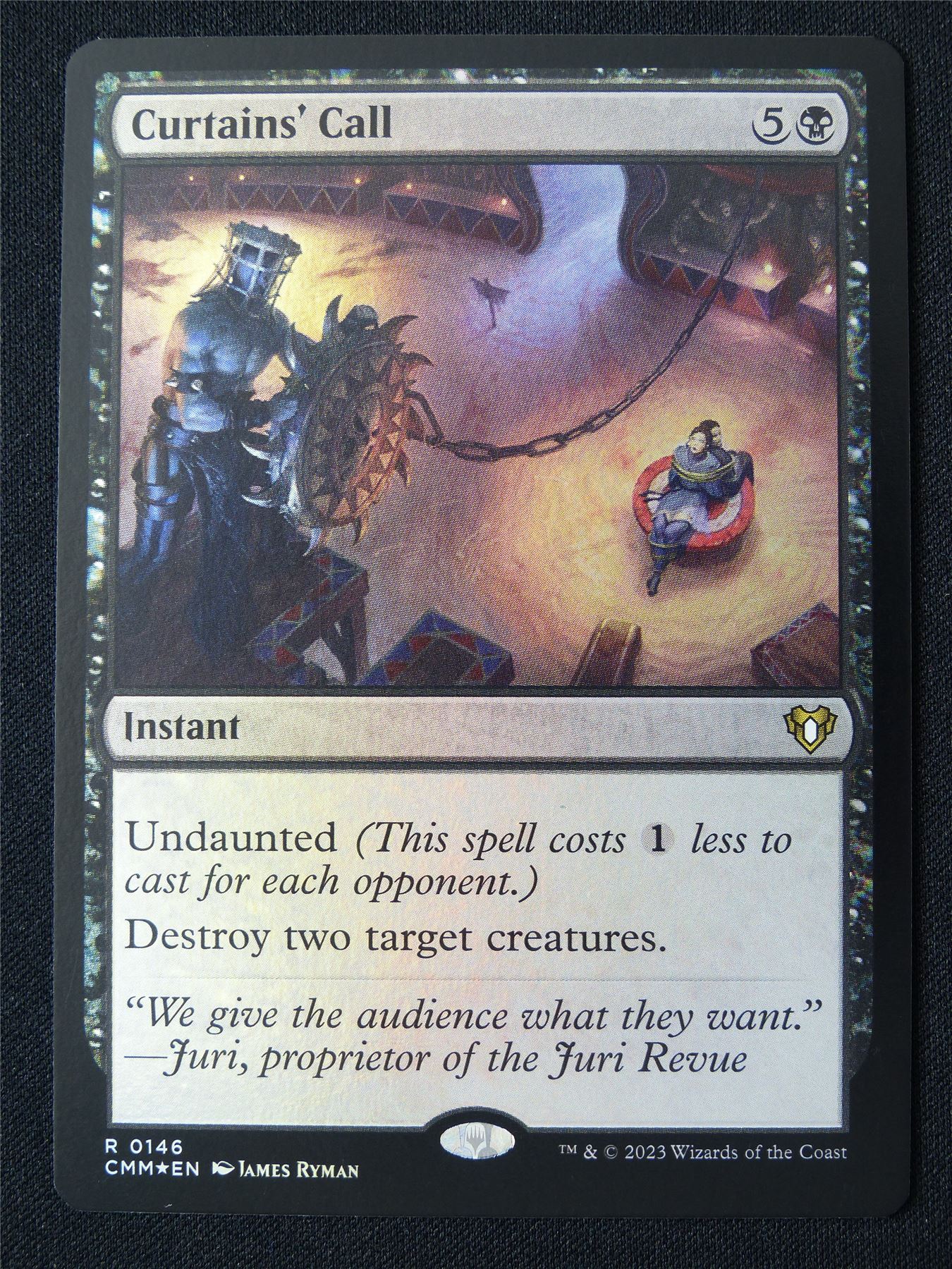 Curtains' Call Foil - CMM - Mtg Card #BT