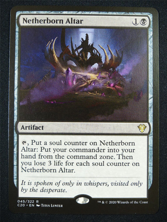 Netherborn Altar - C20 - Mtg Card #GQ